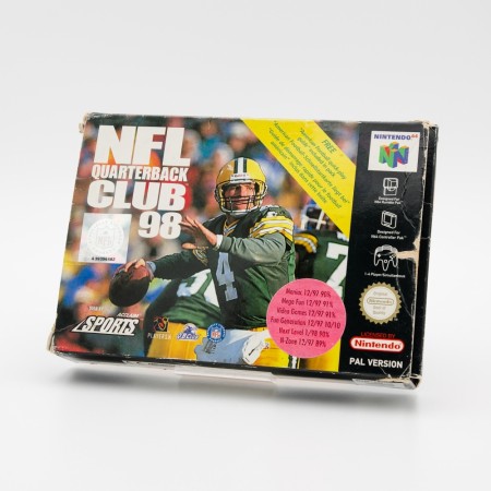 NFL Quarterback Club 98 i original eske til Nintendo 64