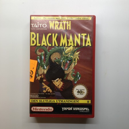 Wrath Of The Black Manta Yapon Utleie spill til Nintendo NES