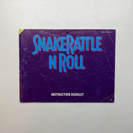 Snake Rattle N Roll SCN manual til Nintendo NES