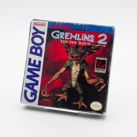 Gremlins 2: The New Batch i original eske til Game Boy