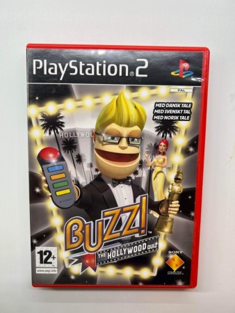Buzz The Hollywood Quiz til Playstation 2 (PS2)