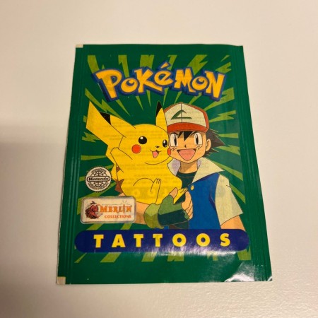 Topps Pokemon Tattoos pakke fra 1999!