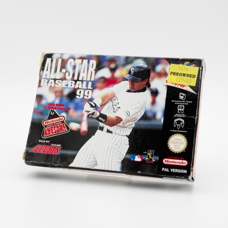 All-Star Baseball 99 i original eske til Nintendo 64