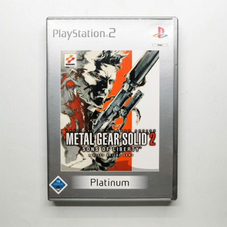 Metal Gear Solid 2: Sons of Liberty PLATINUM til PlayStation 2
