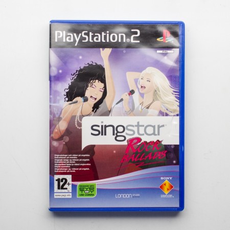 SingStar Rock Ballads til Playstation 2 (PS2)