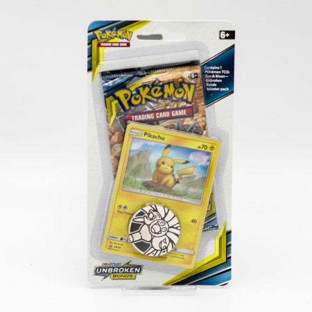 Pokemon Unbroken Bond Checklane Booster Pack (Med Pikachu-promokort)