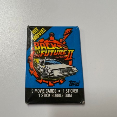 Topps Back To The Future Part II Movie Cards Pack fra 1989