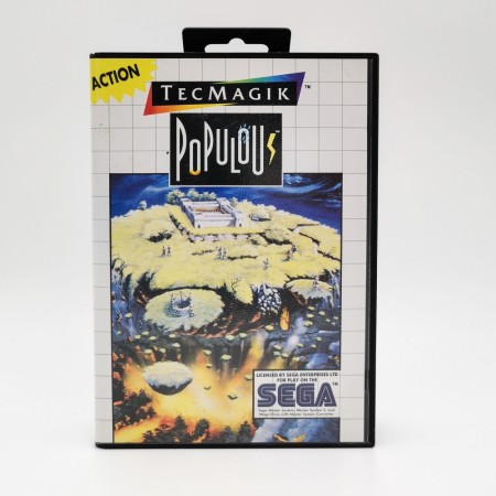 Populous komplett utgave til Sega Master System