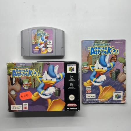 Donald Duck Quack Attack i original eske til Nintendo 64
