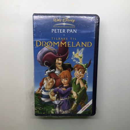 Peter Pan Tilbake til Drømmeland VHS (Ny i plast)