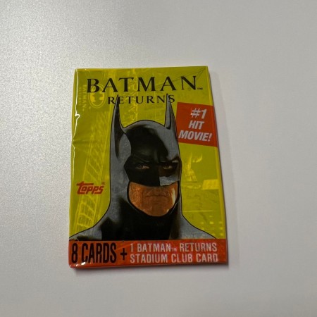 Topps Batman Returns Card Pack fra 1991
