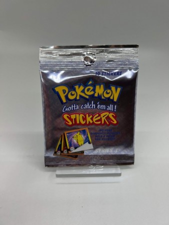 Uåpnet pakke Pokemon Stickers (1999)