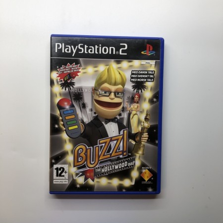 Buzz The Hollywood Quiz til Playstation 2 / PS2