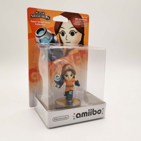 Amiibo No. 50 Mii Gunner Super Smash Bros Collection til Nintendo 