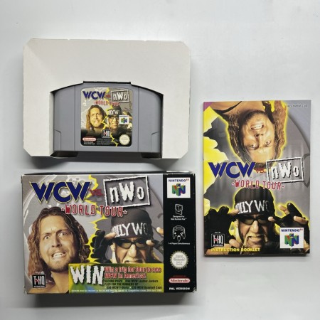 WCW vs. nWo World Tour i original eske til Nintendo 64