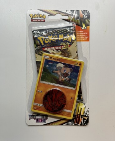 Pokemon Forbidden Light Blister / Checklane pakke (Rockruff) (NÅ PÅ LAGER IGJEN!)