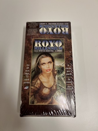 Royo Millennium All-Omnichrome Cards Sealed Booster Box med 36 pakker fra 1998!