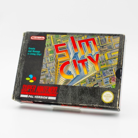 SimCity (kun eske) til Super Nintendo SNES