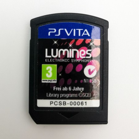 Lumines: Electronic Symphony til PS Vita (kun spillbrikke uten cover)