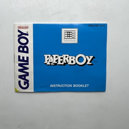 Paperboy SCN manual til Game Boy
