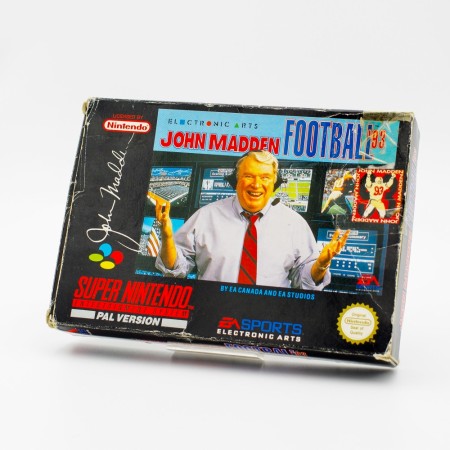 John Madden Football '93 til Super Nintendo SNES